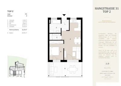 2-Zimmer-Wohnung kaufen in Villach Land – 51,33 m², € 368.000 – Bild 3 von 9
