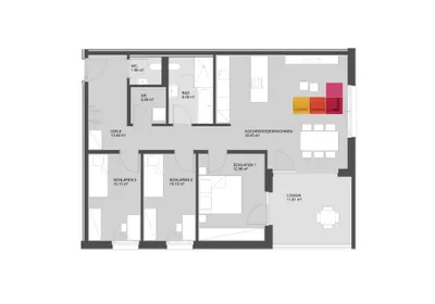 4-Zimmer-Wohnung kaufen in Dornbirn – 88,5 m², € 636.500 – Bild 17 von 18