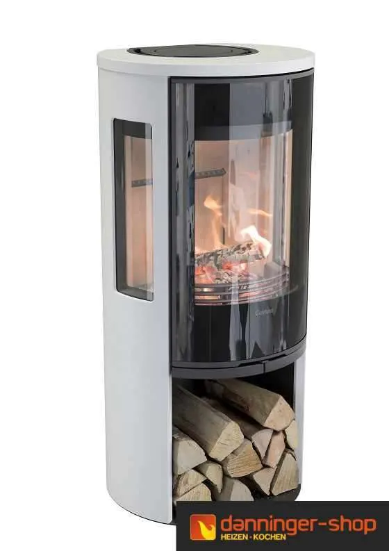 Kaminofen Contura 556G Style Korpus weiß Abdeckung Aluminium Glasfront#Top  Deal, € 3.309,- (4810 Gmunden) - willhaben