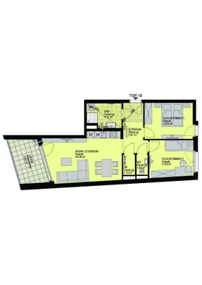 3-Zimmer-Wohnung kaufen in Wien – 67,19 m², € 510.200 – Bild 2 von 18