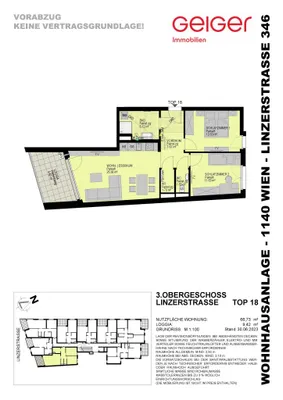 3-Zimmer-Wohnung kaufen in Wien – 67,19 m², € 510.200 – Bild 3 von 18