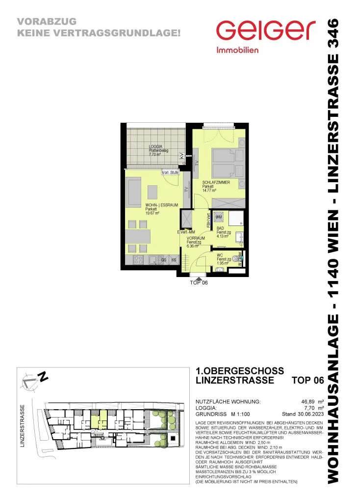 Gemütliche 2 Zimmerwohnung im 14. Bezirk - Top 06 - Ansicht 3