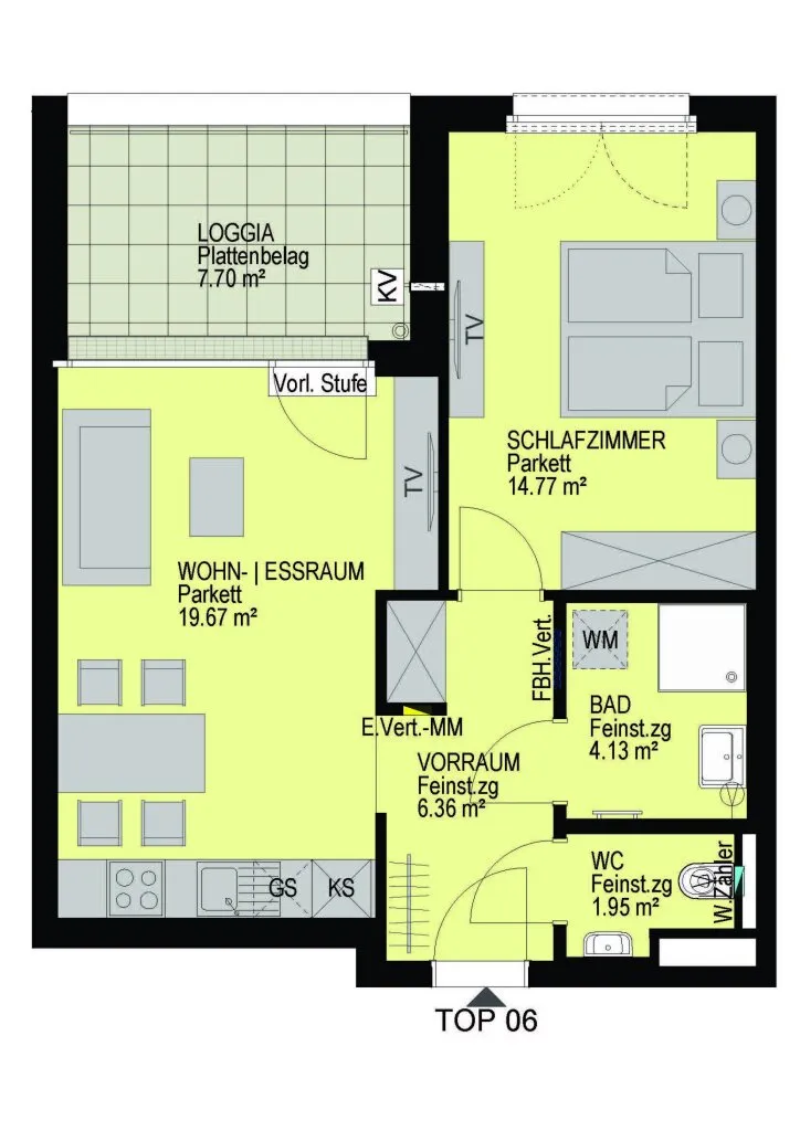 Gemütliche 2 Zimmerwohnung im 14. Bezirk - Top 06 - Ansicht 2