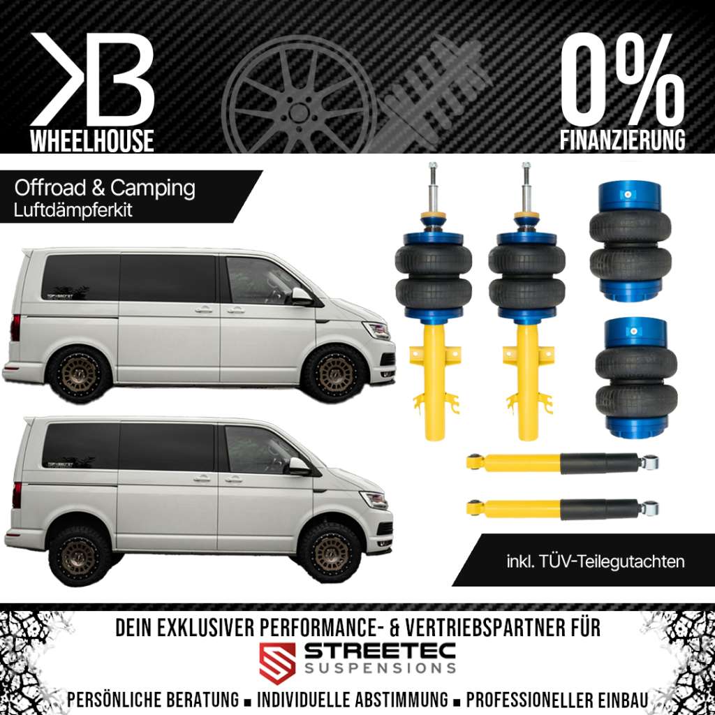 CAMPING+OFFROAD PAKET VW BUS T5/T6/T6.1** Streetec Offroad&Camping