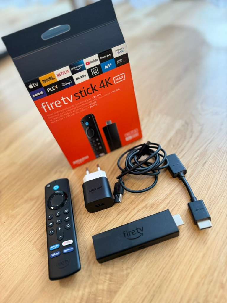 Fire hot TV Stick 4K Max mit Wi-Fi 6 und Alexa-Sprachfernbedienung