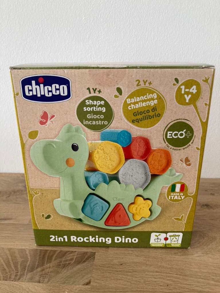 Chicco 2in1 Rocking Dino, Gioco di Equilibrio Im…