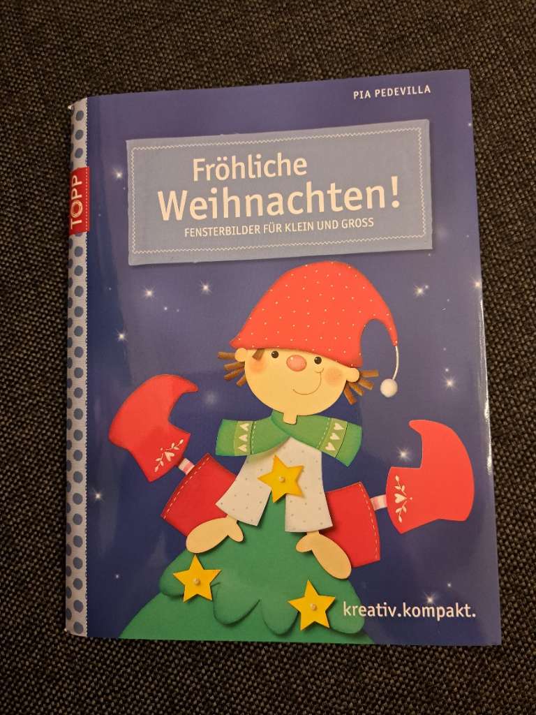 Buch, Fröhliche Weihnachten! Fensterbilder für Klein und Groß, € 2,- (3121  Weyersdorf) - willhaben