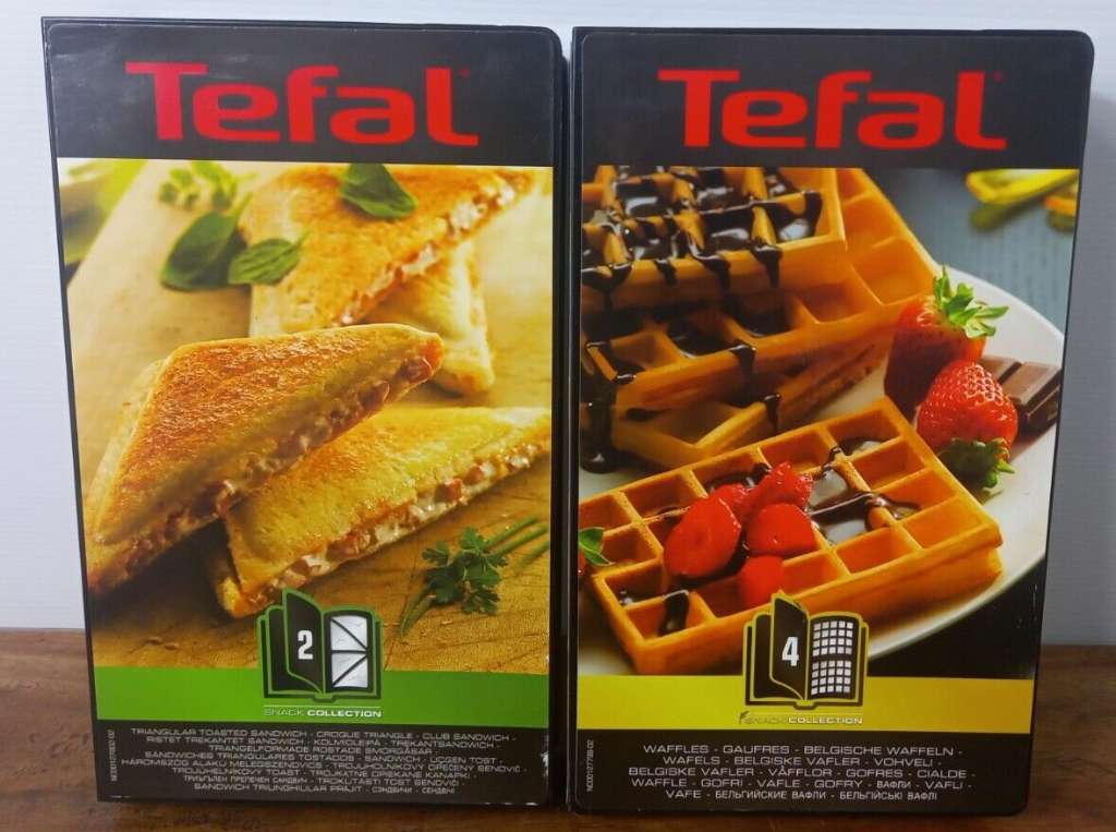 Tefal Snack Collection Platten für Club Sandwich, Belgische Waffeln, € 20,-  (2345 Brunn am Gebirge) - willhaben