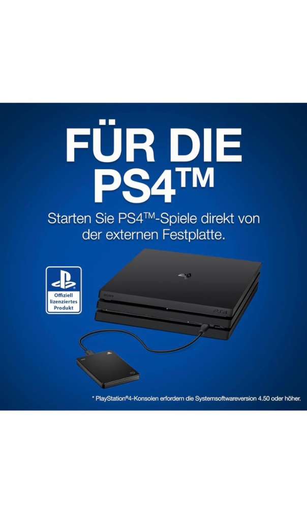 Seagate Game Drive PS4 2TB tragbare externe Festplatte, 2.5 Zoll, USB 3.0,  Playstation4, Modellnr.: STGD2000200, € 90,- (2542 Kottingbrunn) - willhaben