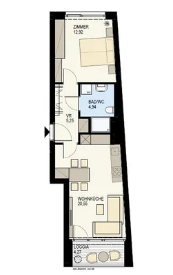 2-Zimmer-Wohnung kaufen in Wien – 47,92 m², € 569.100 – Bild 18 von 27