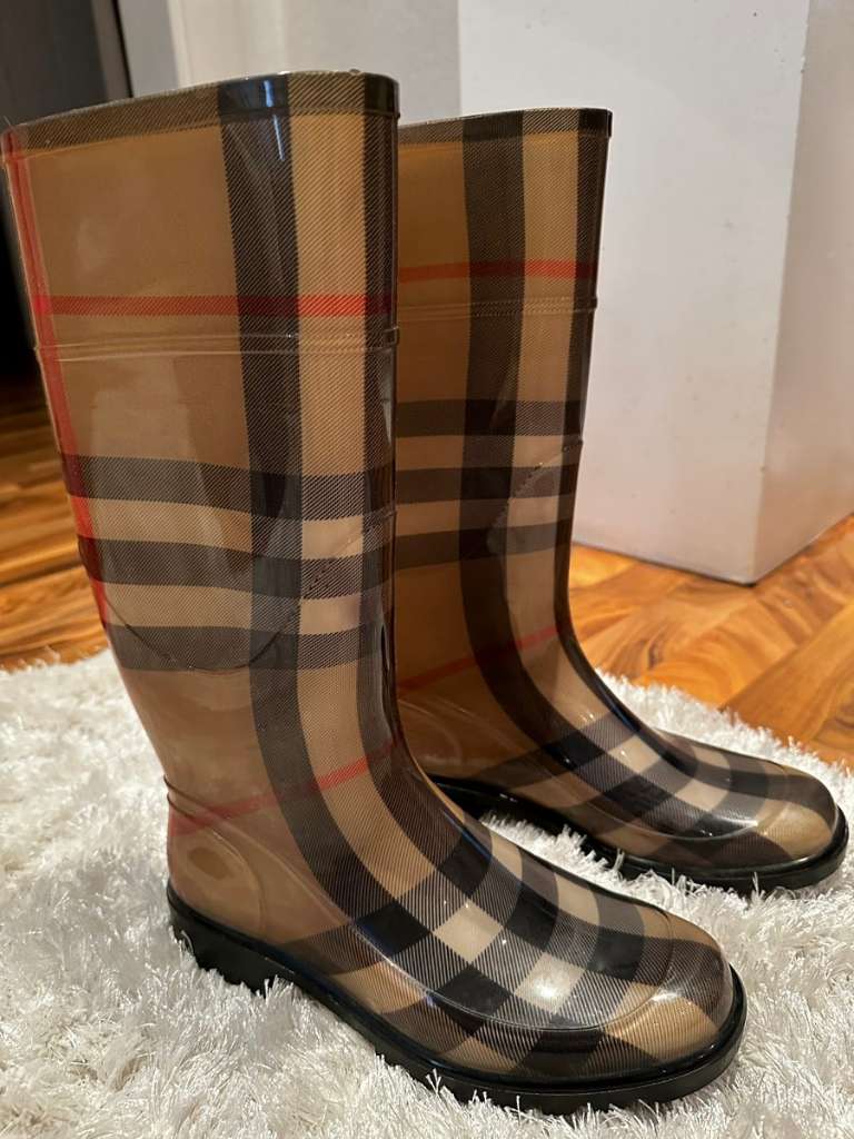 Burberry gummistiefel discount