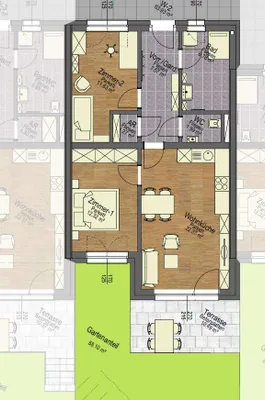 3-Zimmer-Wohnung kaufen in Deutschlandsberg – 63 m², € 254.990 – Bild 2 von 6