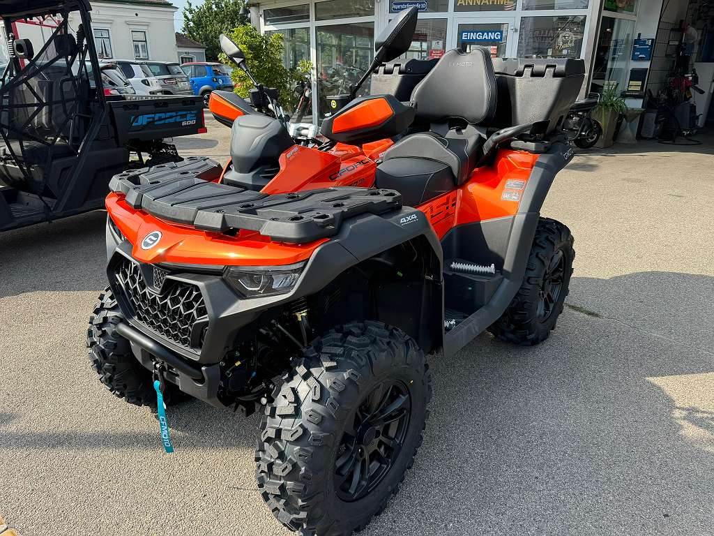 CF-Moto CForce 850 Touring T3b mit ABS und Servolenkung in lava orange! NEUES, SCHNELLERES MODELL 2024! (105km/h!) AUF LAGER UND SOFORT ZU HABEN! Quad