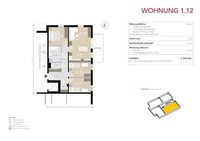 4-Zimmer-Wohnung kaufen in Graz-Umgebung – 85 m², € 293.239 – Bild 5 von 11