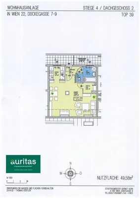 1-Zimmer-Wohnung kaufen in Wien – 50,71 m², € 249.000 – Bild 10 von 10