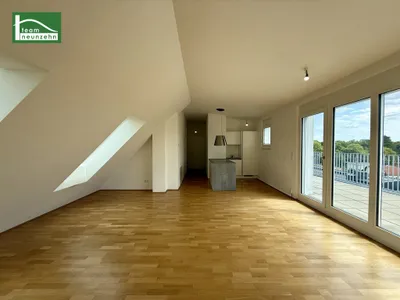 Charmante 3-Zimmer Dachgeschosswohnung inkl. Einbauküche und zwei Terrassen! Ab sofort! – Bild 2