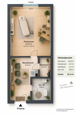 Gewerbeimmobilie mieten in Wiener Neustadt Land – 35 m², € 1.083 – Bild 8 von 8