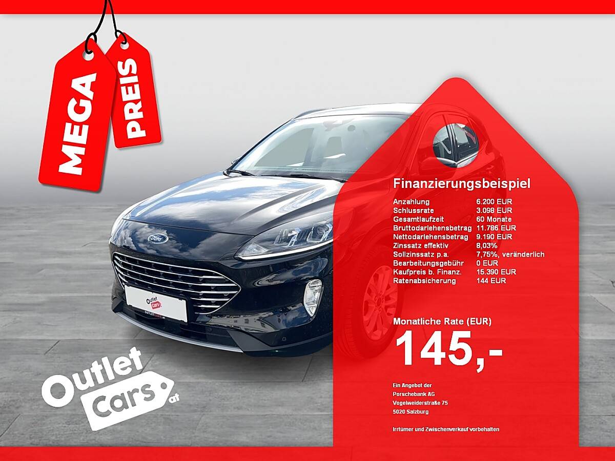 Ford Kuga 1.5 EcoBlue Titanium Aut. LED+NAV+RFK+ASSIS