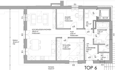 3-Zimmer-Wohnung kaufen in Salzburg-Umgebung – 73,88 m², € 1.200.000 – Bild 4 von 4