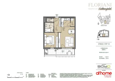 2-Zimmer-Wohnung kaufen in Tulln – 55 m², € 242.000 – Bild 35 von 35