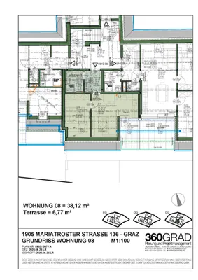 2-Zimmer-Wohnung mieten in Graz – 38,12 m², € 817 – Bild 3 von 3