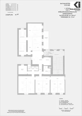 35-Zimmer-Gewerbeimmobilie mieten in Wien – 1 293 m², € 39.185 – Bild 17 von 20