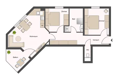 3-Zimmer-Wohnung mieten in Spittal an der Drau – 60,82 m², € 995 – Bild 5 von 5