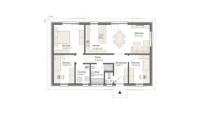 4-Zimmer-Haus kaufen in Eisenstadt - Umgebung – 94 m², € 494.800 – Bild 3 von 3