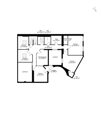 10-Zimmer-Wohnung kaufen in Wien – 320,77 m², € 3.650.000 – Bild 11 von 12