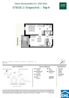 2-Zimmer-Wohnung kaufen in Wien – 46,41 m², € 451.000 – Bild 35 von 35