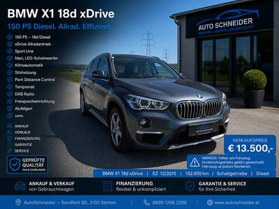 BMW X1 xDrive18d Aut.