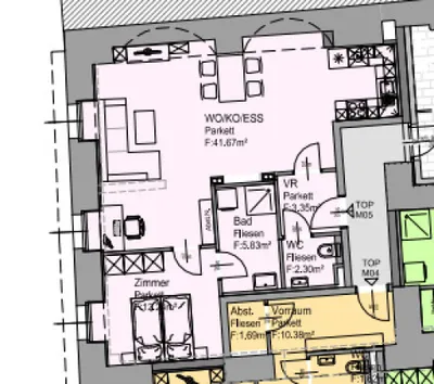 2-Zimmer-Wohnung mieten in Bruck-Mürzzuschlag – 65,39 m², € 663 – Bild 6 von 6