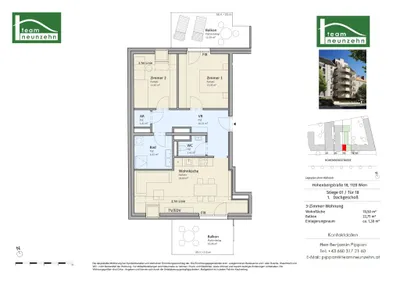 3-Zimmer-Wohnung kaufen in Wien – 70,5 m², € 640.000 – Bild 19 von 19