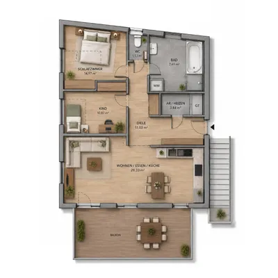 Wohnung zum Kauf in 6391 Kitzbühel