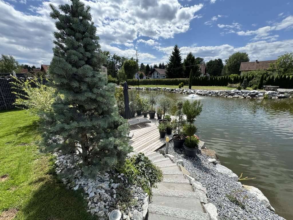 Exklusive 3,5-Zimmer-Gartenwohnung mit direktem Naturteich-Zugang und Süd-West-Loggia in Unterpremstätten bei Graz - Ansicht 2