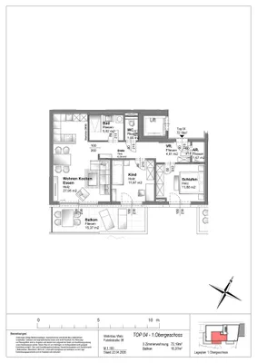 3-Zimmer-Wohnung mieten in Wels – 72,19 m², € 1.230 – Bild 18 von 18