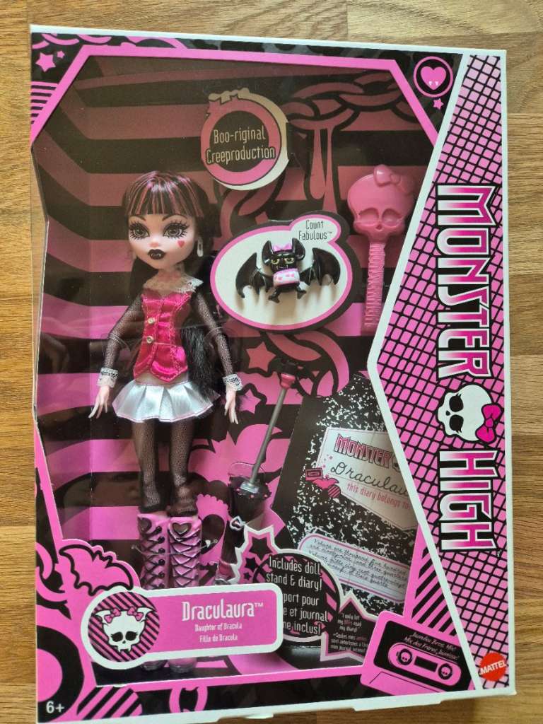 Creeproduction Draculaura Monster fashion High Doll New