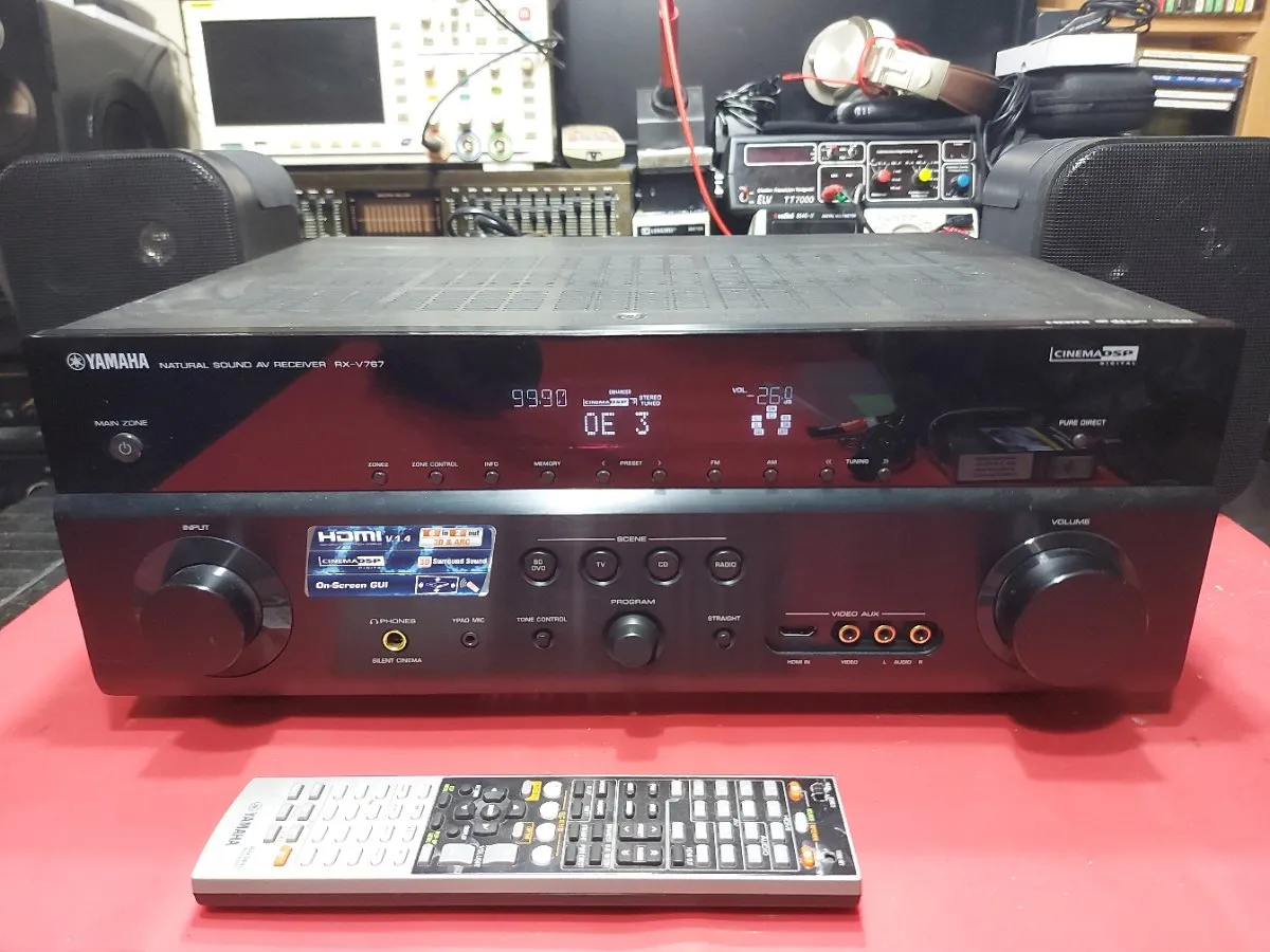 完動品 美品 YAMAHA AVレシーバー (ゴールド) RX-V767 N YAMAHA RX-V767 AV