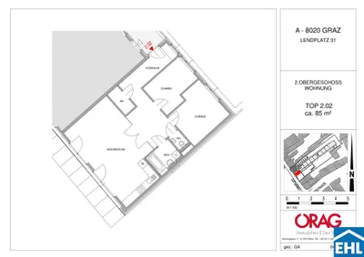 3-Zimmer-Wohnung mieten in Graz – 84,5 m², € 1.245 – Bild 8 von 8