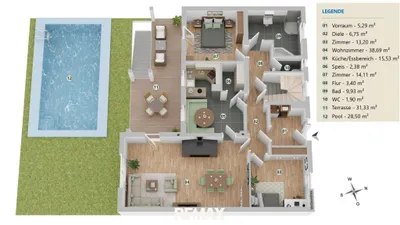 5-Zimmer-Haus kaufen in Korneuburg – 215 m², € 549.000 – Bild 22 von 24