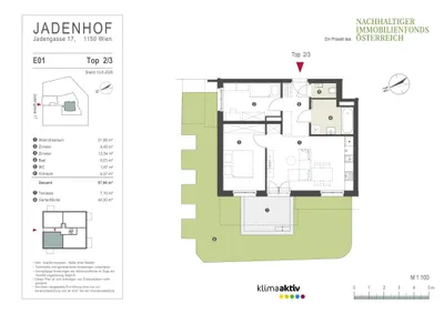3-Zimmer-Wohnung mieten in Wien – 57,94 m², € 1.198 – Bild 10 von 10