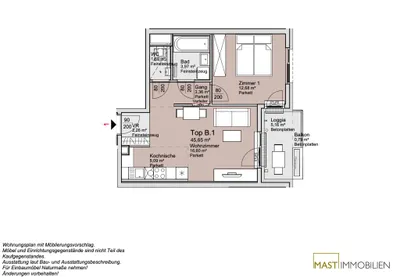 2-Zimmer-Wohnung kaufen in Wien – 45,65 m², € 290.000 – Bild 10 von 10