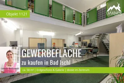 Gewerbeimmobilie kaufen in Gmunden – 58 m², € 120.000 – Bild 1 von 10