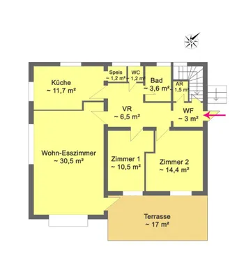 3-Zimmer-Haus kaufen in Sankt Pölten Land – 84 m², € 380.000 – Bild 15 von 16