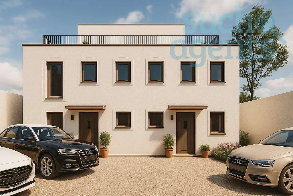 Neubau-Doppelhaushälfte in Massivbauweise inkl. 2 Parkplätzen - Ansicht 2