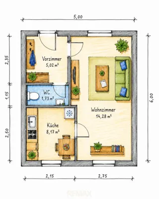 1-Zimmer-Haus kaufen in Wien – 30 m², € 350.000 – Bild 23 von 25