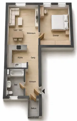 2-Zimmer-Wohnung kaufen in Wien – 59,62 m², € 499.000 – Bild 8 von 8