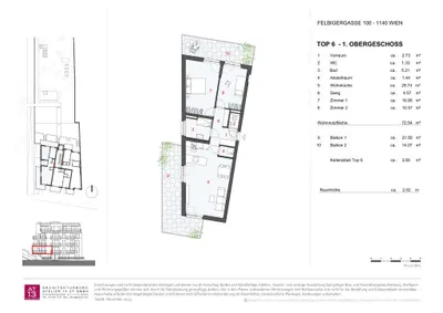 3-Zimmer-Wohnung kaufen in Wien – 72,54 m², € 599.000 – Bild 26 von 28
