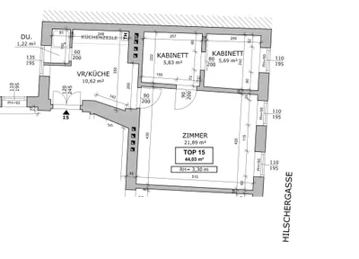 2-Zimmer-Wohnung kaufen in Wien – 45 m², € 199.000 – Bild 9 von 9