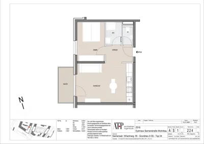 2-Zimmer-Wohnung mieten in Wien – 45,01 m², € 890 – Bild 17 von 17